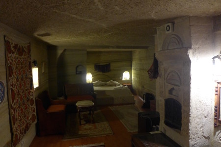 Cave Hotel Room