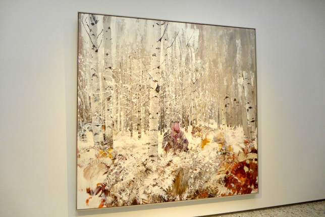 A painting in the Romania Pavilion