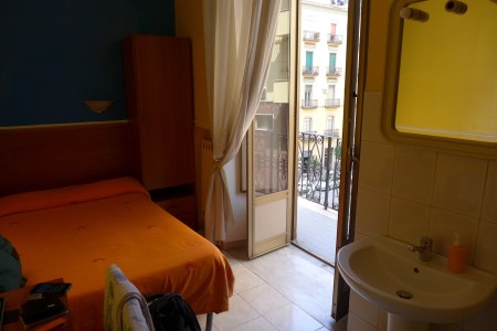 Home in Naples, my single room with balcony.