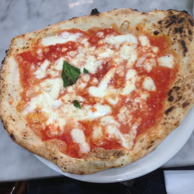 Pizza Margherita from Da Michele
