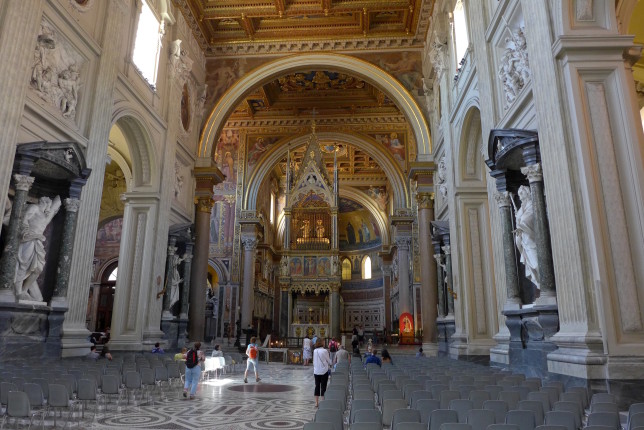 Inside San Giovanni in Laterano