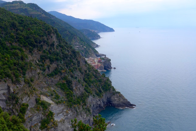 Vernazza just coming into view