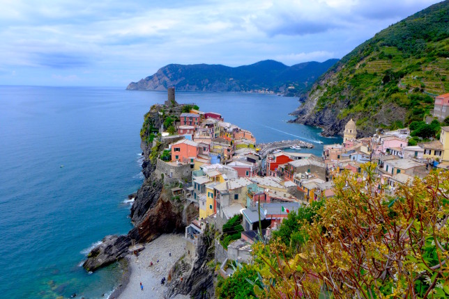 The view leaving Vernazza is even better!