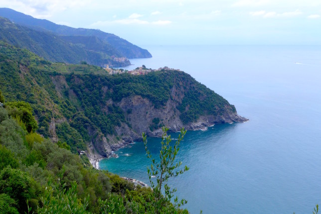 Corniglia in the distance