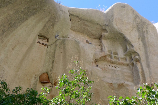 Pigeon Houses in the cliffs