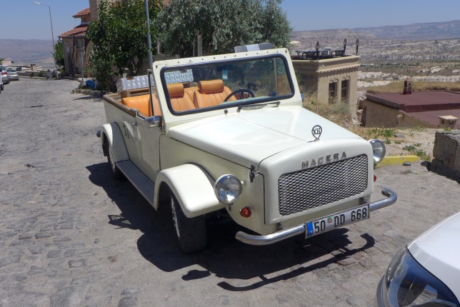 Cool car parked in Uchisar