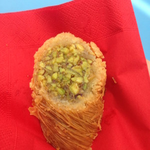 Tasty pistachio item in the Lebanon Pavilion