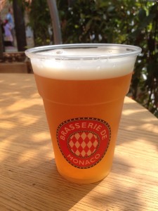 Beer from the Monaco Pavilion