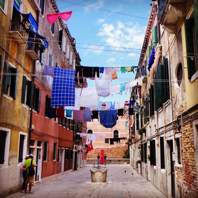 I loved this Venice street and how different it looked and felt than the canal streets