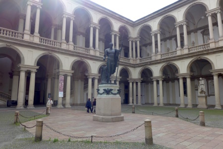 Courtyard at Pinacoteca di Brera 