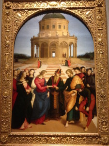 A Raphael painting at Brera