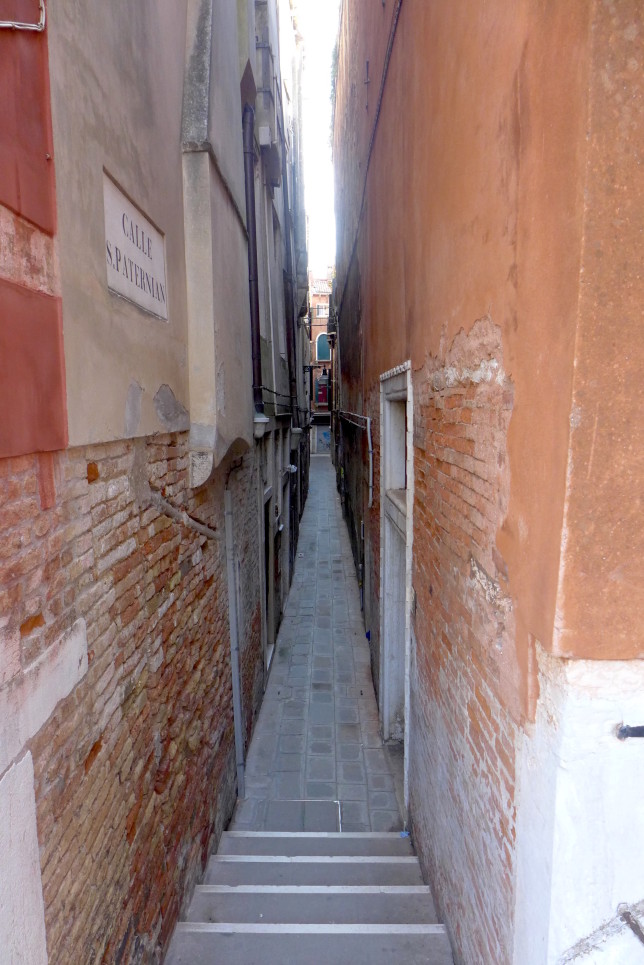 Some streets are extremely narrow