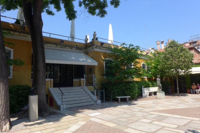 Interior courtyard at the Peggy Guggenheim Collection