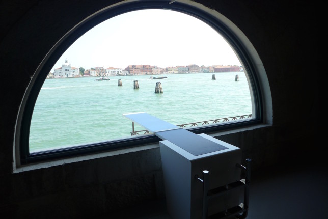 A cool art installation at Punta della Dogana